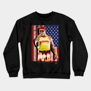 Hulk Hogan American Flag Crewneck Sweatshirt